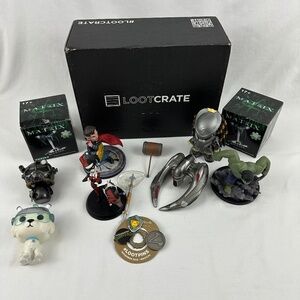 Loot Crate bundle- Dr. Strange, Hulk, Matrix puzzles, pins